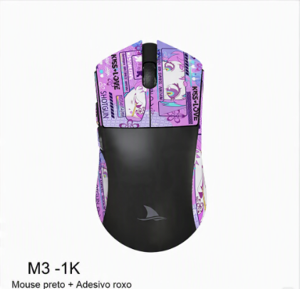 Mouse Gamer MOTOSPEED M3 – Sensor PAW3395, 26000 DPI e Polling Rate 8000Hz
