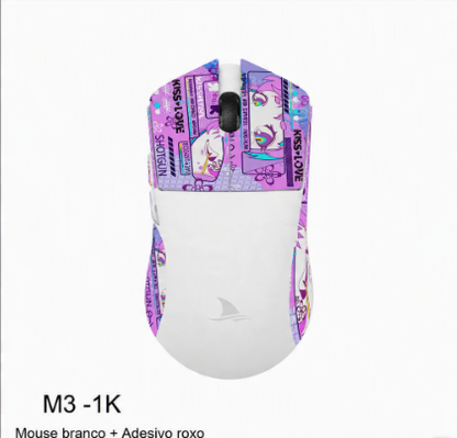 Mouse Gamer MOTOSPEED M3 – Sensor PAW3395, 26000 DPI e Polling Rate 8000Hz