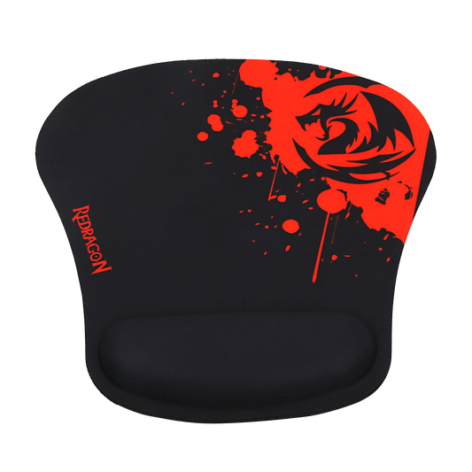 Mousepad Gamer Redragon Libra P020 – Apoio de Punho Memory Foam e Superfície de Seda