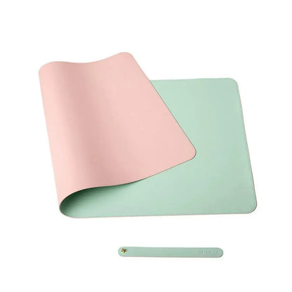 Mouse Pad BLUELANS de Couro Sintético – Impermeável, Resistente a Manchas e com Alça