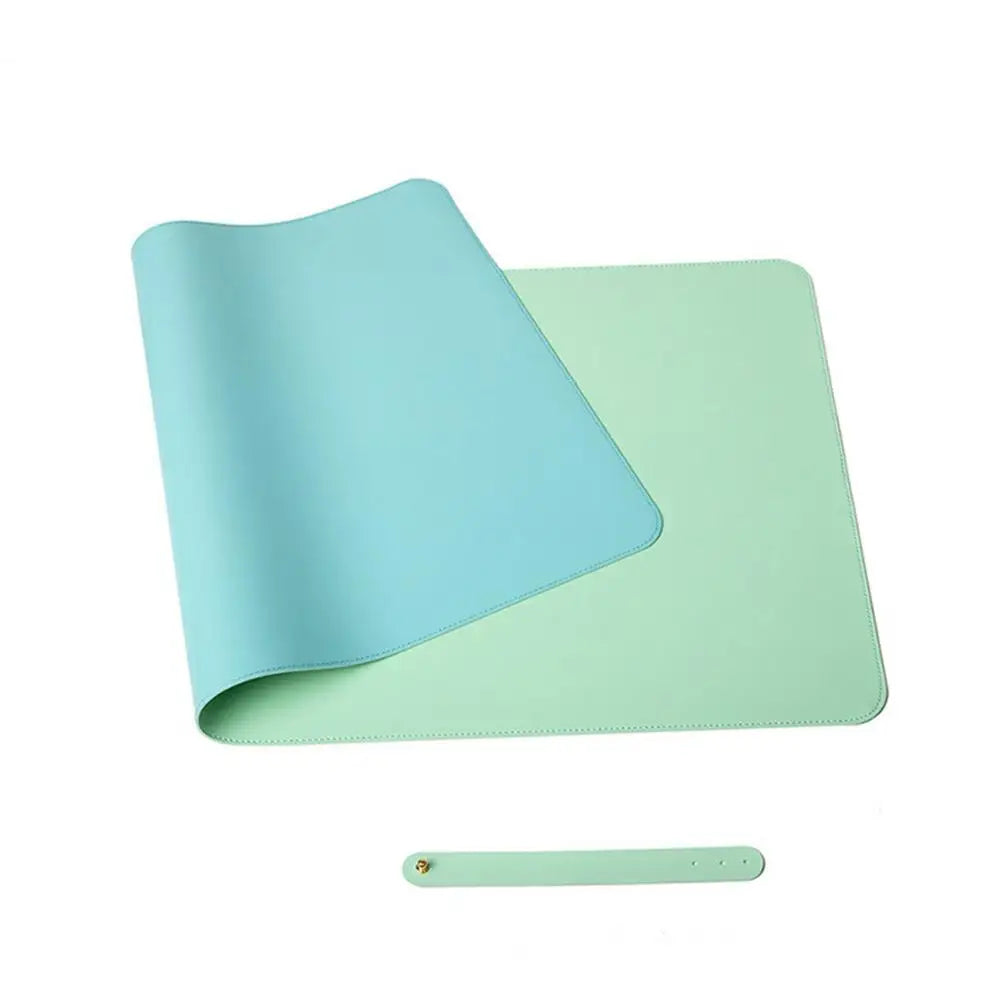 Mouse Pad BLUELANS de Couro Sintético – Impermeável, Resistente a Manchas e com Alça