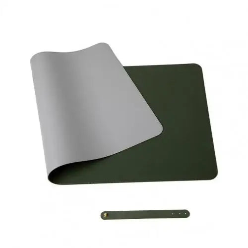 Mouse Pad BLUELANS de Couro Sintético – Impermeável, Resistente a Manchas e com Alça