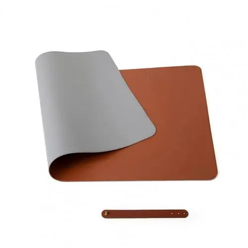 Mouse Pad BLUELANS de Couro Sintético – Impermeável, Resistente a Manchas e com Alça