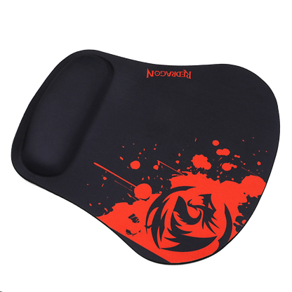Mousepad Gamer Redragon Libra P020 – Apoio de Punho Memory Foam e Superfície de Seda