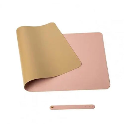 Mouse Pad BLUELANS de Couro Sintético – Impermeável, Resistente a Manchas e com Alça