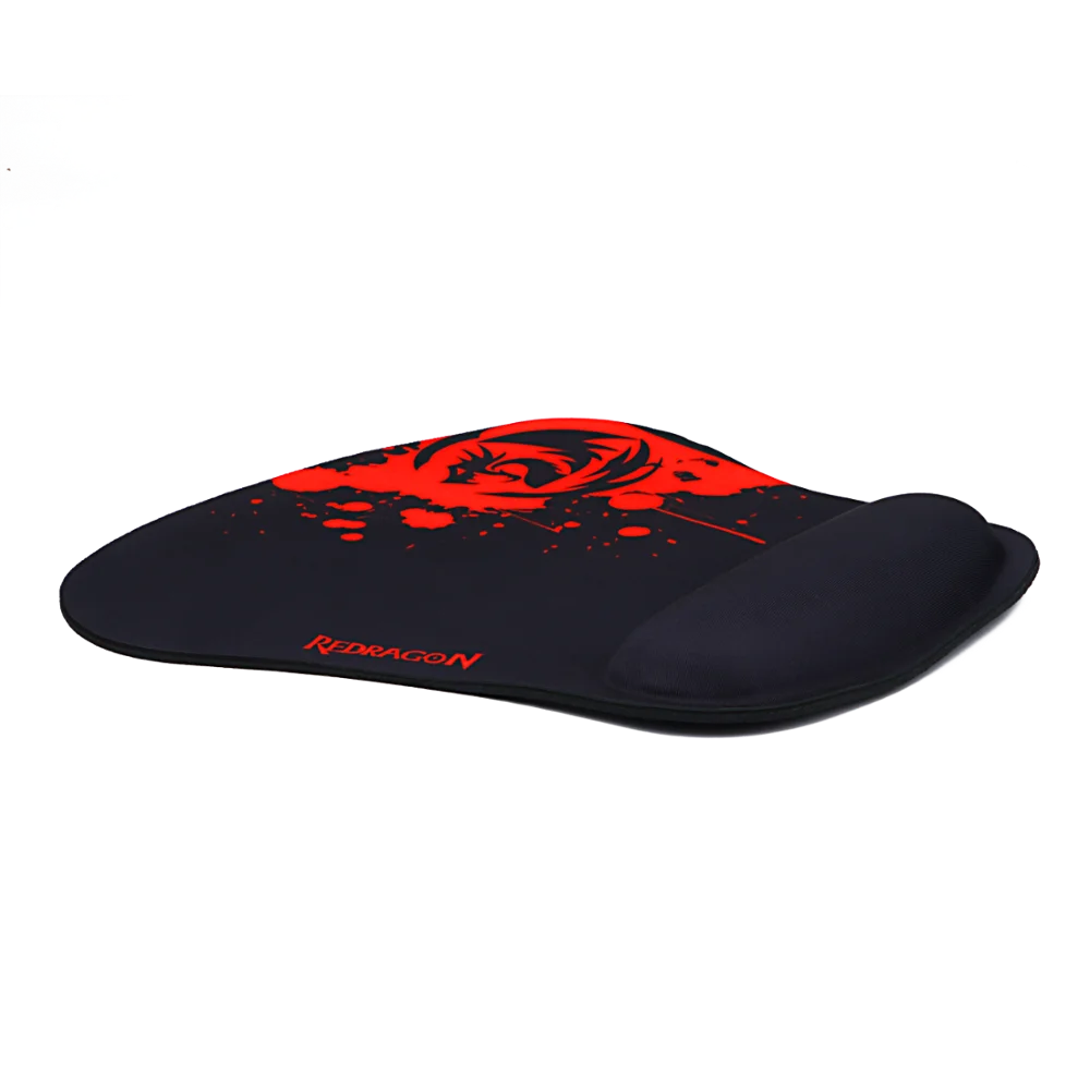 Mousepad Gamer Redragon Libra P020 – Apoio de Punho Memory Foam e Superfície de Seda