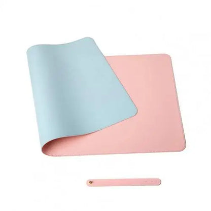 Mouse Pad BLUELANS de Couro Sintético – Impermeável, Resistente a Manchas e com Alça