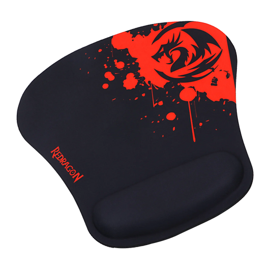 Mousepad Gamer Redragon Libra P020 – Apoio de Punho Memory Foam e Superfície de Seda