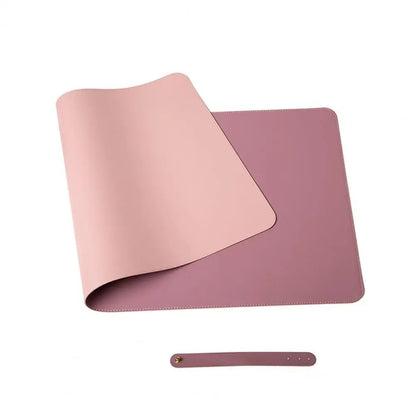 Mouse Pad BLUELANS de Couro Sintético – Impermeável, Resistente a Manchas e com Alça