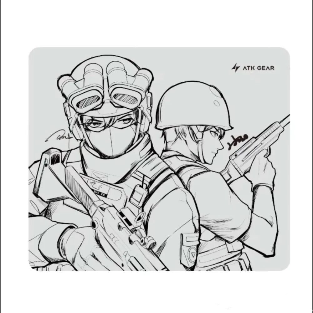Mousepad YANFU ATK X83 – Base PORON Starlight e Superfície Premium