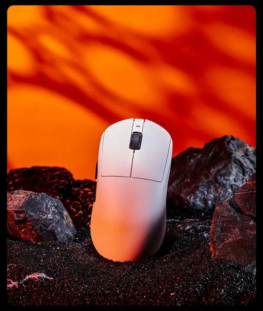 Mouse Gamer Sem Fio YANFU ATK Dragonfly A9 – Sensor PAW3950, 30000 DPI e Tri-Modo