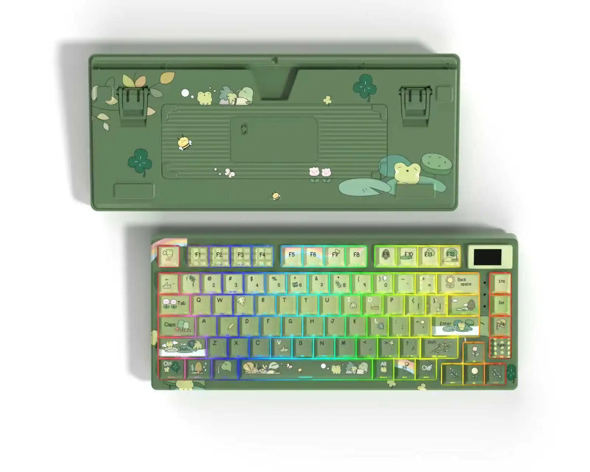 Teclado Mecânico WOMIER – 83 Teclas, Hot-Swap, RGB e Teclas PBT