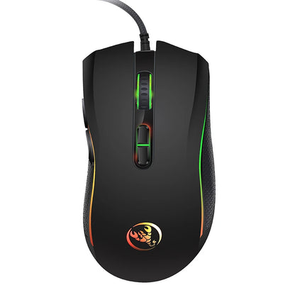 Mouse Gamer CSHZCE com Fio – 7 Botões, DPI Ajustável e RGB