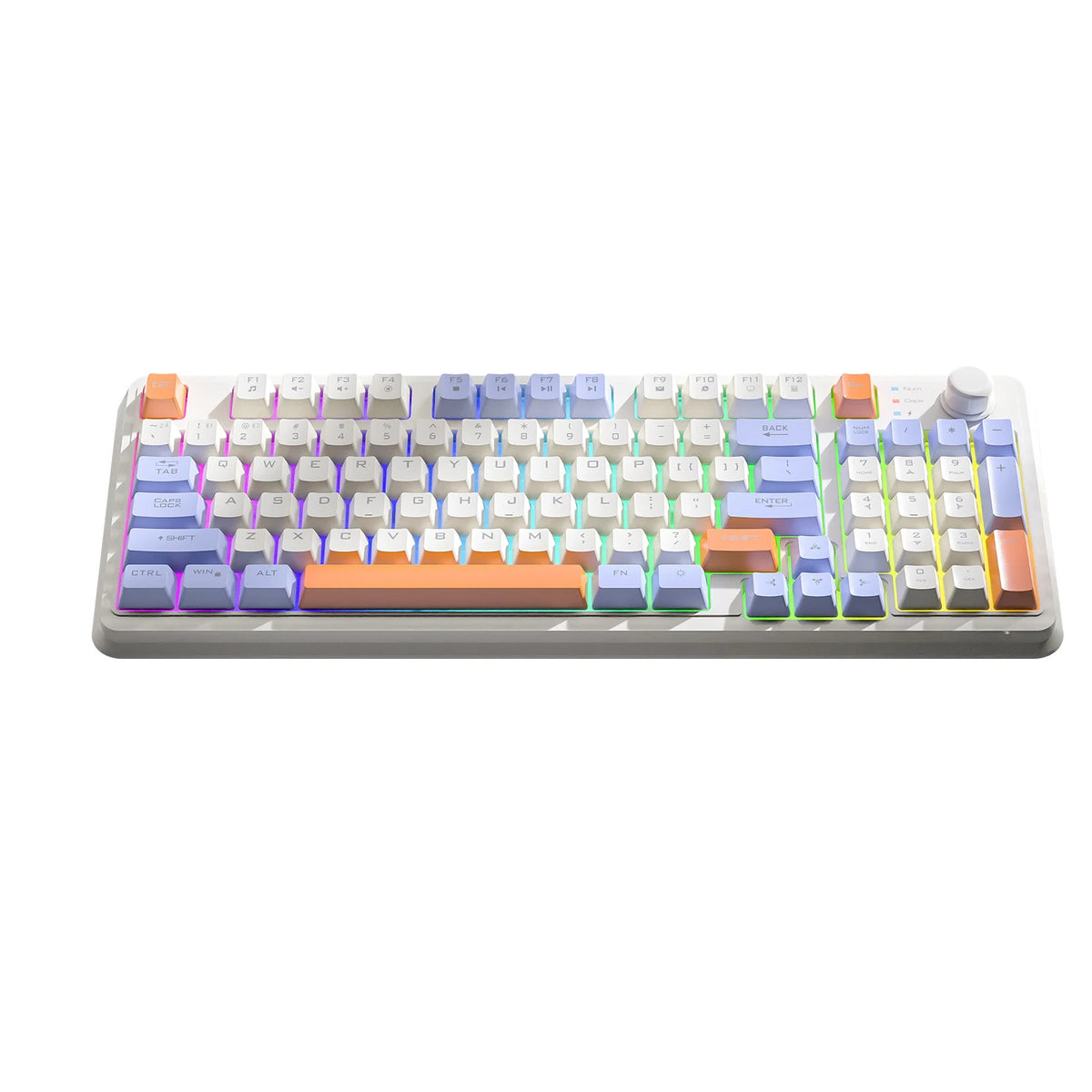 Teclado Gamer Sem Fio K94 – 94 Teclas, Bluetooth/2.4G e Bateria Inclusa