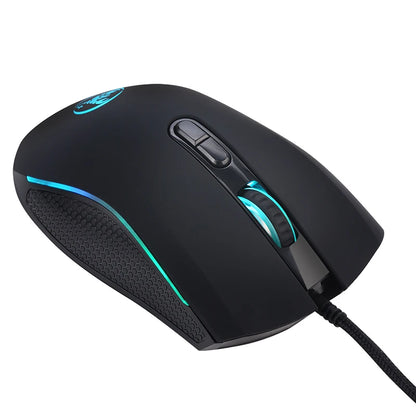 Mouse Gamer CSHZCE com Fio – 7 Botões, DPI Ajustável e RGB