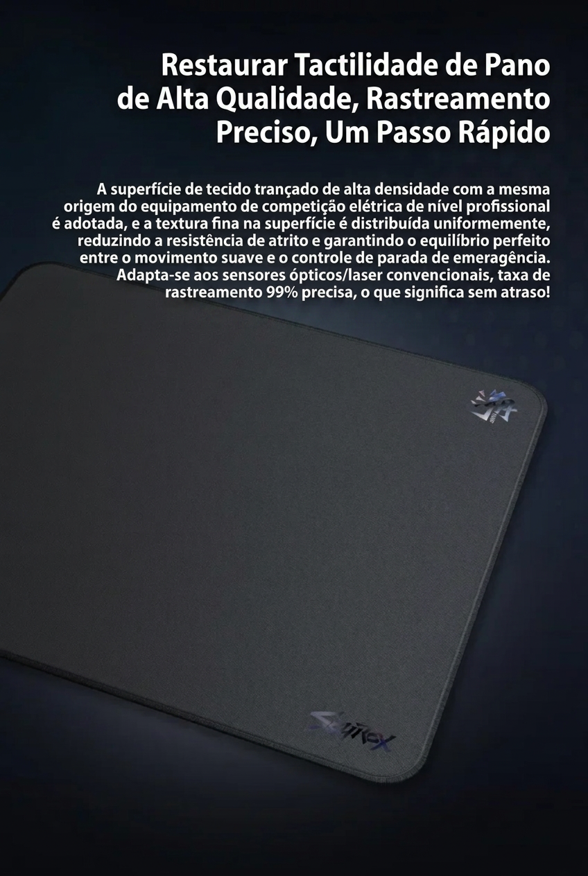 Mousepad de Borracha Scyrox SOSU – Superfície Premium para Jogos