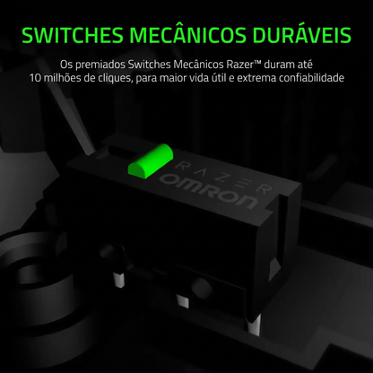 Mouse Gamer Razer DeathAdder Essential – 6400 DPI, Sensor Óptico com Fio